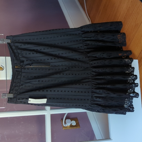 NWT Moulinette Soeurs Anthropologie Eyelet Ruffle Skirt size small - Picture 2 of 11